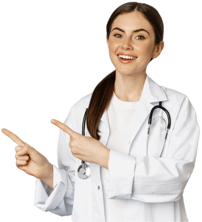 Doctor ready to assist patients
